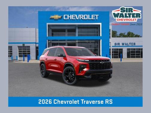 Radiant Red 2026 Chevrolet Traverse RS