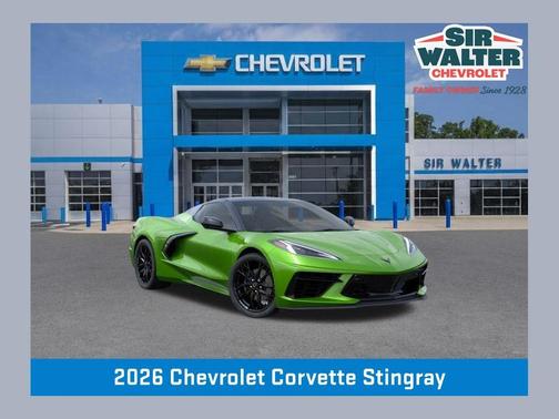Green Metallic 2026 Chevrolet Corvette Stingray w/2LT