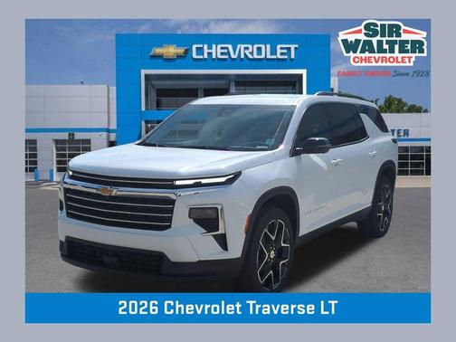 Summit White 2026 Chevrolet Traverse LT