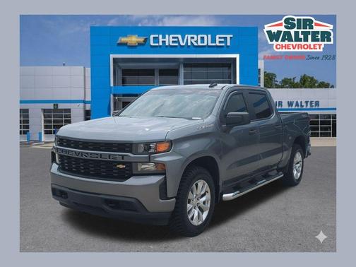 Satin Steel Metallic 2021 Chevrolet Silverado 1500 Custom