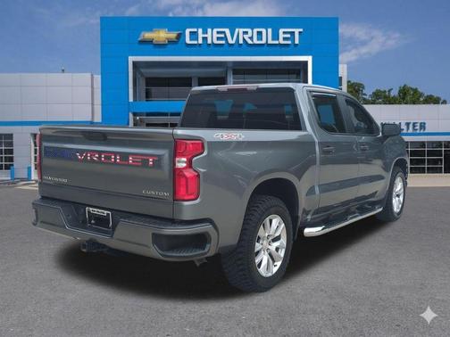 Satin Steel Metallic 2021 Chevrolet Silverado 1500 Custom