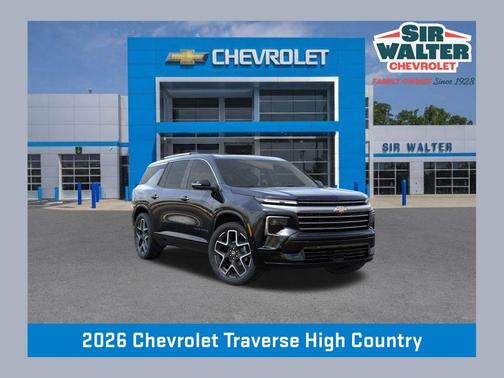 Mosaic Black Metallic 2026 Chevrolet Traverse High Country