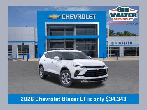 Summit White 2026 Chevrolet Blazer LT