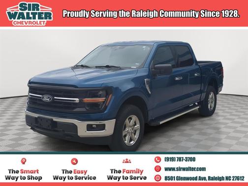 Atlas Blue 2025 Ford F-150 XLT