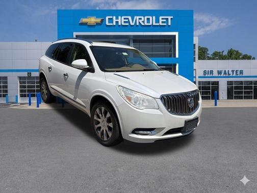 White Frost Tri-Coat 2016 Buick Enclave Leather