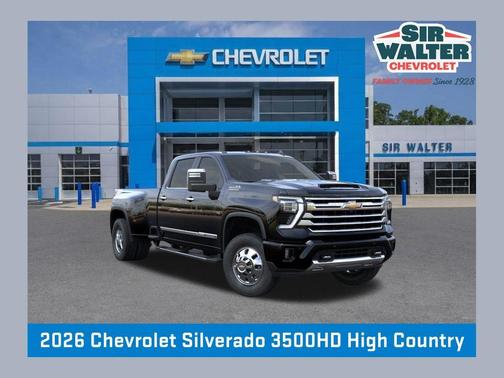 Black 2026 Chevrolet Silverado 3500 High Country