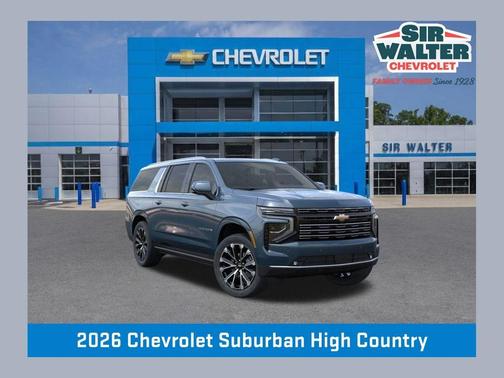 Lakeshore Blue Metallic 2026 Chevrolet Suburban High Country