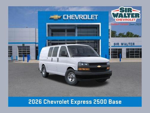 Summit White 2026 Chevrolet Express 2500 Work Van