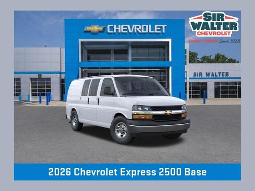 Summit White 2026 Chevrolet Express 2500 Work Van