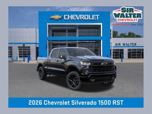 Black 2026 Chevrolet Silverado 1500 RST