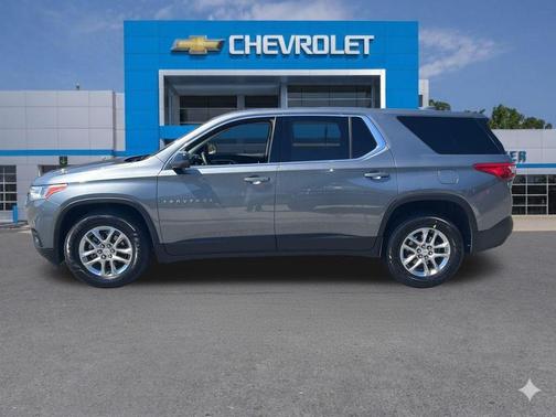 Satin Steel Metallic 2021 Chevrolet Traverse LS