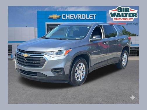 Satin Steel Metallic 2021 Chevrolet Traverse LS