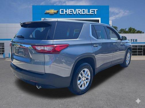 Satin Steel Metallic 2021 Chevrolet Traverse LS