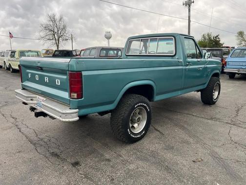 Light Green 1983 Ford Pickup Truck Base