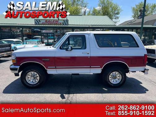 White 1994 Ford Bronco XLT