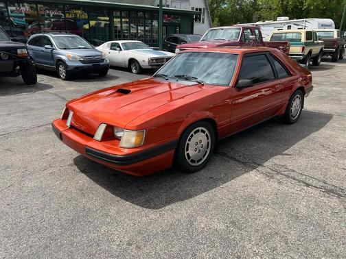 Orange 1984 Ford Mustang SVO