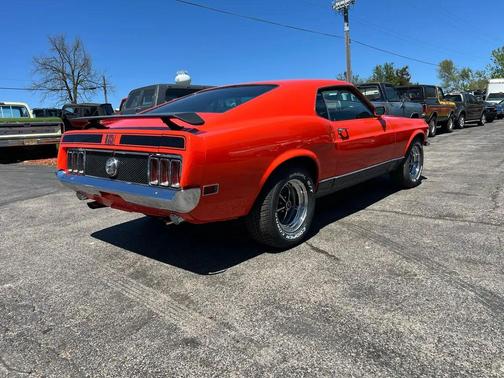 Orange 1970 Ford Mustang Mach 1