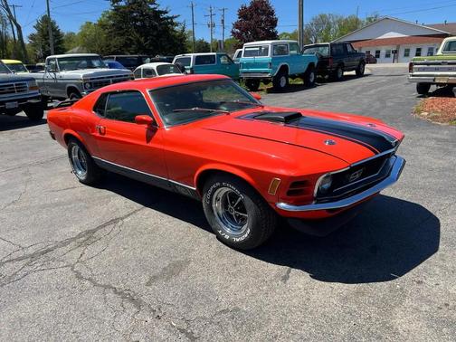Orange 1970 Ford Mustang Mach 1
