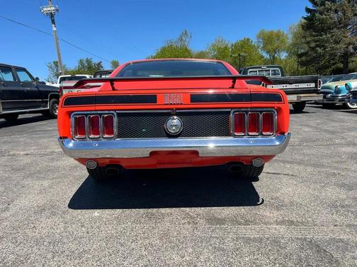 Orange 1970 Ford Mustang Mach 1