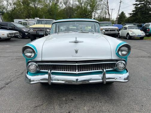 Light Blue 1955 Ford Fairlane Crown Victoria 2 Door