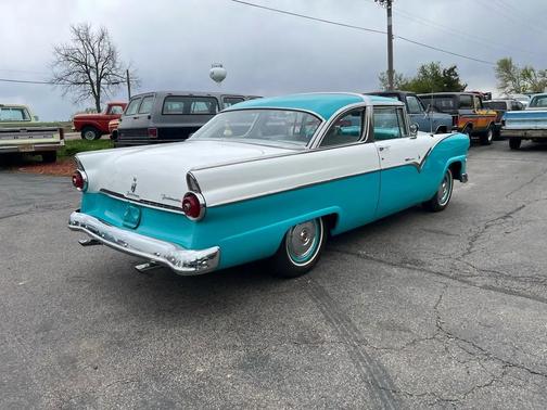 Light Blue 1955 Ford Fairlane Crown Victoria 2 Door