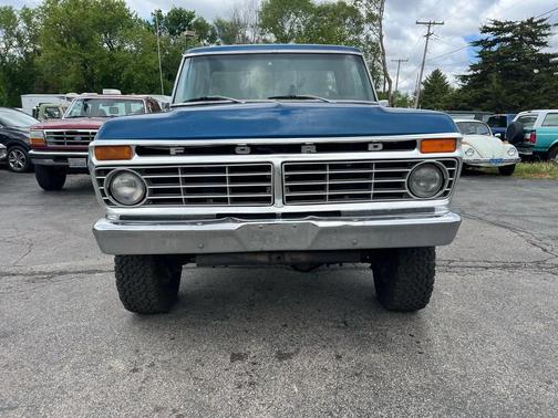 Blue 1977 Ford F-250 Highboy 4WD