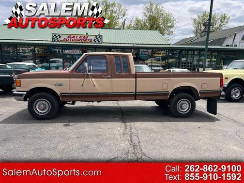 Brown 1990 Ford F-250 SuperCab H/D