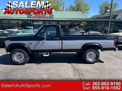 Black 1985 Ford Pickup Truck Base