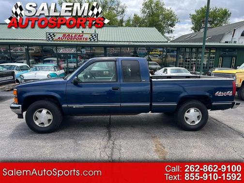 Blue 1996 Chevrolet 1500 Fleetside