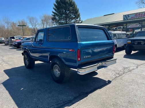 Blue 1979 Ford Bronco Custom 4WD
