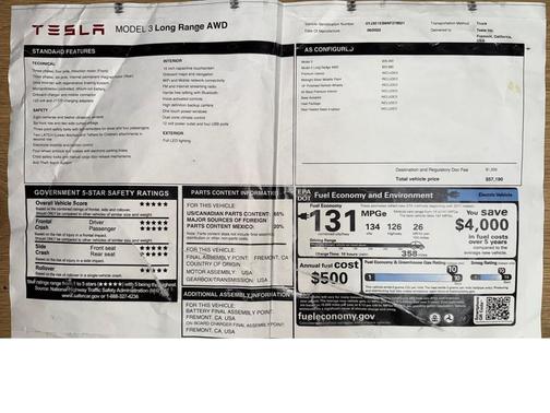 2022 Tesla Model 3 Long Range