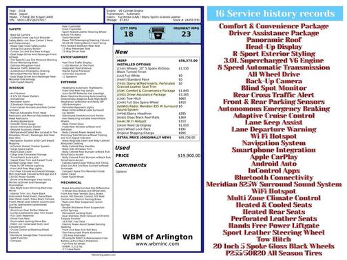 2018 Jaguar F-PACE 35t R-Sport