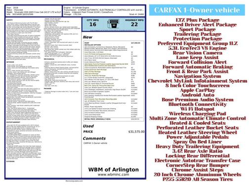 2018 Chevrolet Silverado 1500 LTZ