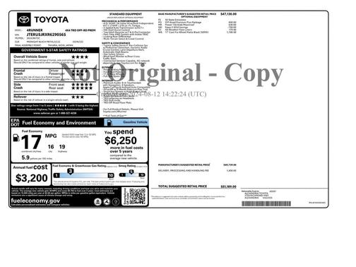 2024 Toyota 4Runner TRD Off Road Premium