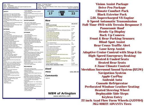 2019 Land Rover Range Rover Sport Supercharged Dynamic