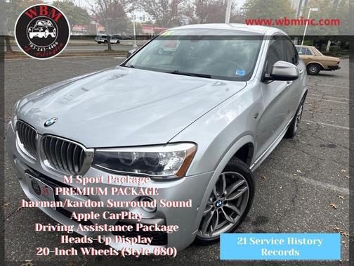 Glacier Silver Metallic 2018 BMW X4 M40i