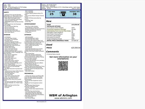 2016 Audi A7 3.0 TDI Premium Plus