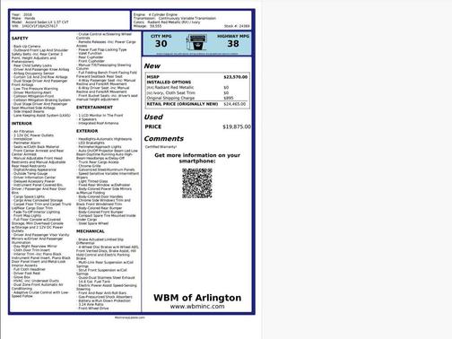 2018 Honda Accord LX