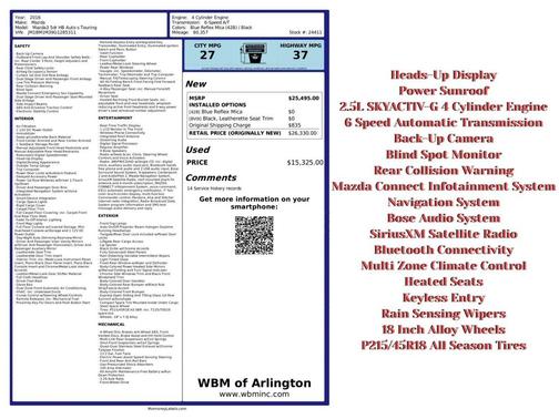 2016 Mazda Mazda3 s Touring