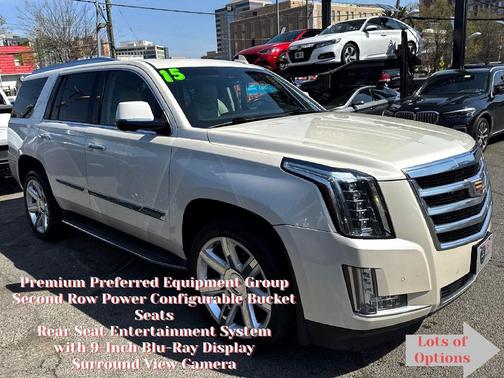White Diamond Tricoat 2015 Cadillac Escalade Premium