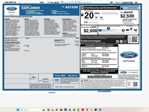 2020 Ford Explorer Platinum