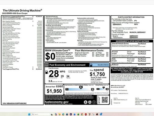 2023 BMW 430 Gran Coupe i
