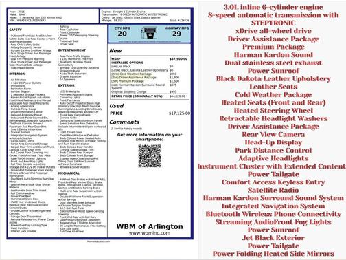 Jet Black 2015 BMW 535 xDrive