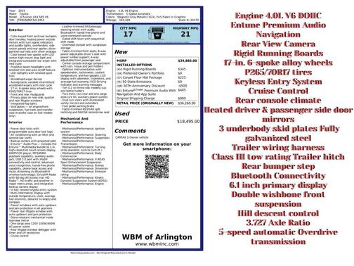 2015 Toyota 4Runner SR5
