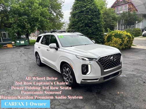 Hyper White 2022 Hyundai PALISADE Calligraphy