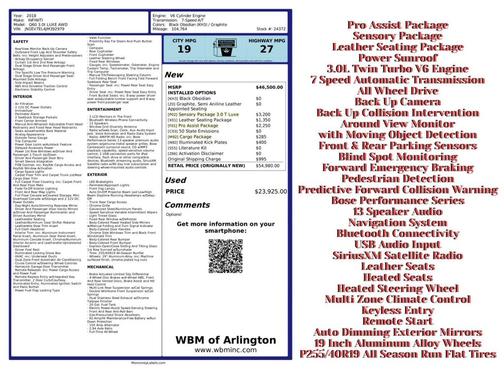 2018 INFINITI Q60 3.0T LUXE