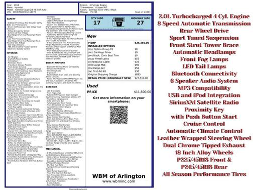 2014 Hyundai Genesis Coupe 2.0T