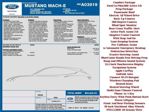 2021 Ford Mustang Mach-E Premium