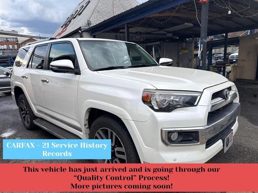 Blizzard Pearl 2016 Toyota 4Runner Limited