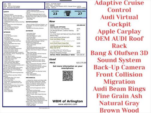2018 Audi Q5 2.0T Prestige